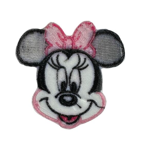 Minnie Mouse Pink Embroidered Patch - Picture 4 of 4